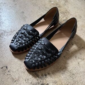 Nisolo Black Huarache Sandal Women's Flats